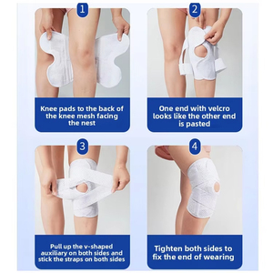Rodillera Unisex para Hombre y Mujer con Estabilizadores Laterales para Lesiones de Menisco, Dolor de Rodilla, Recuperación de Lesiones, Soporte de Rodilla Ajustable - Product Image 6