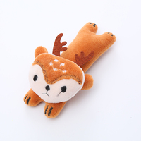 Baru Kedatangan Grosir Interaktif Berbentuk Hewan Lucu Mewah Mainan Catnip Kucing Mainan