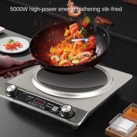 Cuisinière à induction haute puissance 3500W en gros cuisinière à induction commerciale en acier inoxydable