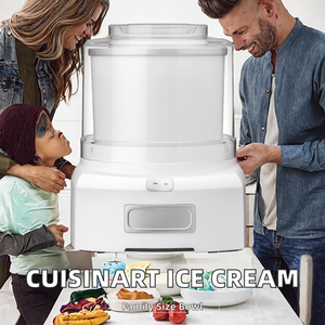 Machine à glaces et sorbets maison <span class=keywords><strong>Cuisinart</strong></span> Cool Scoops, 25 min. |   Sorbet au yaourt glacé |   Bol de congélation familial de 1,4 L |   ICE21 - Product Image 2