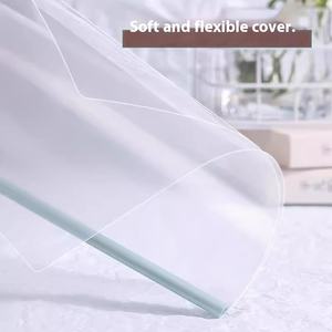 Classeur A4 transparent pour l'école et le bureau, couvertures de rapport décoratives transparentes Morandi en PP durable avec barre coulissante - Product Image 3