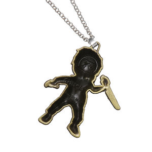 Collier de <span class=keywords><strong>film</strong></span> d'<span class=keywords><strong>horreur</strong></span> américain classique, bijoux de <span class=keywords><strong>film</strong></span> d'<span class=keywords><strong>horreur</strong></span>, la malédiction de Chuck, le grain de Chucky - Product Image 6