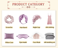 Chouchous pour cheveux en soie de mûrier 100% naturelle de haute qualité, couleurs assorties, attaches pour queue de cheval