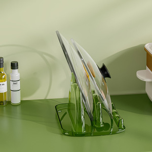 Draining Rack Round Magnetic Lid <b>Storage</b> For <b>Kitchen</b> Countertop Non Slip Spoon Spatula Holder - Product Image 4