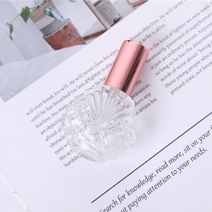 Flacone <span class=keywords><strong>di</strong></span> Ricarica per <span class=keywords><strong>Profumo</strong></span> in Vetro Trasparente a Forma <span class=keywords><strong>di</strong></span> Conchiglia da 15ml con Tappo a Rosa, Design Speciale - Product Image 3