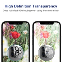 Protection d'écran en verre trempé ultra-fin 9H, anti-empreintes digitales, étanche, couverture complète 3D pour l'objectif de la caméra, pour 15 Plus