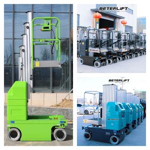 Mesin gudang pemetik pesanan elektrik penuh, pengangkat tiang vertikal terpasang 6m 7.5m 8m 9.5m - Product Image 3