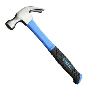Marteau à griffes en acier au carbone forgé avec revêtement en caoutchouc antichoc, outil de rénovation et de bricolage pour la maison, expédition sous 24 heures - Product Image 2