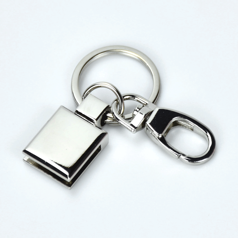 Keychain Keyring  PU Leather Accessories Snap Hooks with Key Ring  Personalized Promotional  Metal Keychain
