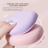Éponge de maquillage professionnelle pour fond de teint, sans latex, adaptée aux fonds de teint liquides et aux poudres compactes, en polyuréthane hydrophile