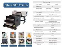 Impresora xp600 DTF, impresora A3 DTF, máquina de impresión de camisetas de transferencia, impresora de impresión de tinta adhesiva DTF, fabricante de horno en polvo