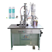 Machine de remplissage complètement automatique à grande vitesse d'aérosol pour des produits de jet