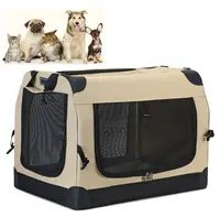 Pet Travel Carrier cassa Dog Car Seat Cage Dog Kennel House Pet Nest Pet Home Carrier Bag pieghevole Train Dog Carrier Cage