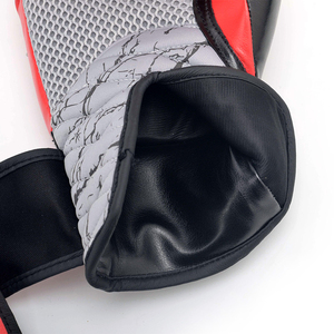 Muay Thai Luva De Boxe 10Oz <span class=keywords><strong>12</strong></span> <span class=keywords><strong>Oz</strong></span> cuero de alta calidad Mma boxeo lucha <span class=keywords><strong>guantes</strong></span> de entrenamiento - Product Image 5