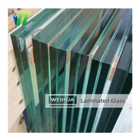 Office Workstation Half Partitions Laminated Glass Door System Profiles Panel Glass Partition Wall