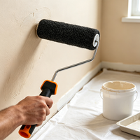 Rouleau à peinture haute performance facile à utiliser, brosse à rouleau réutilisable pour différentes peintures