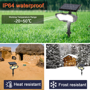 <span class=keywords><strong>Lampe</strong></span> solaire <span class=keywords><strong>de</strong></span> <span class=keywords><strong>jardin</strong></span> LED COB 25W à économie d'énergie, éclairage paysager avec batterie 3.7V et accessoires, <span class=keywords><strong>lampe</strong></span> <span class=keywords><strong>de</strong></span> pelouse étanche - Grande Vente - Product Image 2