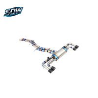 Système d'échappement Catback pour voitures de sport Porsche Cayenne 911 992 718 Cayman Panamera 971 Macan 3.0L 4.0L en alliage de titane avec système de soupapes