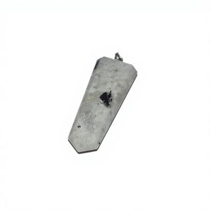 Pendentifs de gel d'aventurine Vogel vert, 12 pièces, avec cordon en cuir, en vente - Product Image 2