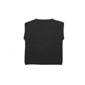 Custom Oem Mujeres Moda Regular Fitting Sin Mangas Chaleco De Punto. Hecho de lana y Cachemira - Product Image 6