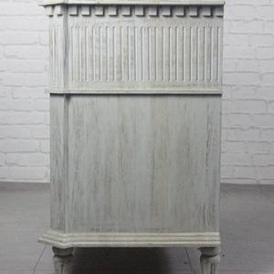 ตู้เก็บของไม้แกะสลักสไตล์วินเทจแบบเรียบง่ายสำหรับห้องนอน 4 ลิ้นชัก - Product Image 2