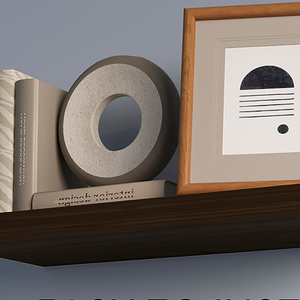 Dark Walnut Floating <b>Shelf</b> <b>Wall</b> <b>Mount</b> Minimalist Modern Display <b>Shelf</b> for Living Room Bedroom Home Decor - Product Image 4