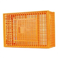 Caisse de transport robuste pour volailles, ventilée et réutilisable, pour élevages avicoles et commandes en gros