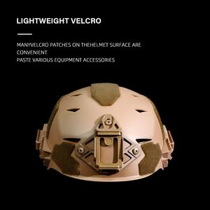 Casque tactique léger Wendy EX 3.0 Rail, haute qualité, ABS respirant, pour jeux en plein air et entraînement équestre - Product Image 2