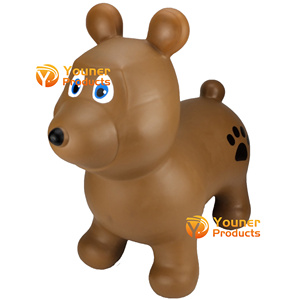 Đồ Chơi Phễu Gấu Nâu Mềm Màu Pastel Cho Động Vật Bouncy Bơm Hơi - Product Image 2