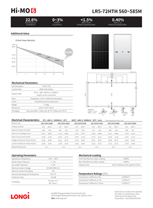 Longi Tấm Pin Mặt Trời Monocrystalline LR5-72HPH 560-585m560w 565W 570W 575W 580W nửa cắt kính đơn <span class=keywords><strong>PV</strong></span> mô-đun - Product Image 6