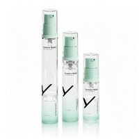 Flacons Airless de Luxe en PP Personnalisés par l'Usine Source, 5ml 10ml 15ml, Emballage Cosmétique pour Lotion Crème Soins Personnels, Logo Personnalisé