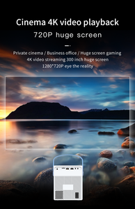 Thiết kế mới mini xách tay 1080P máy chiếu nhà máy OEM ODM mini <span class=keywords><strong>LED</strong></span> Android chiếu 4K Full HD LCD <span class=keywords><strong>video</strong></span> nhà máy chiếu - Product Image 4