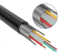 Cable de Fibra Óptica Híbrido Compuesto con 4, 8, 12, 24, 48, 72, 96 Núcleos, Cable de Comunicación de Alambre de Cobre para Energía Eléctrica