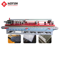 Machine à polir les bords de carreaux en céramique à grande vitesse HongYunTaoJi PLC Core pour marbre et granit