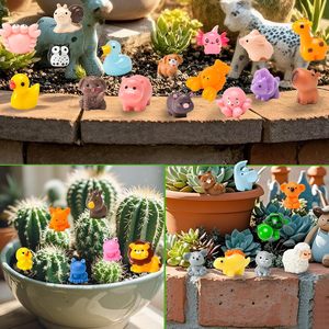 50 Piezas de <span class=keywords><strong>Mini</strong></span> Figuras de Animales de Resina, Miniaturas de Animales <span class=keywords><strong>para</strong></span> <span class=keywords><strong>Fiestas</strong></span>, Accesorios <span class=keywords><strong>para</strong></span> Jardines, Manualidades <span class=keywords><strong>para</strong></span> Casas de Muñecas, Decoración - Product Image 4
