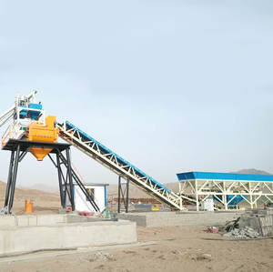 Conjunto Completo de Equipos de Construcción para Mezcla de Concreto, Planta Mezcladora de Concreto Prefabricado, Motor Principal, Componentes Principales PLC - Product Image 4