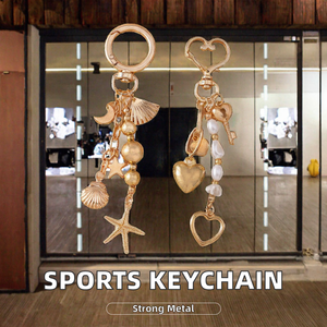 Mode métal porte-clés force sport haltère Baseball Football porte-clés charme pour hommes poids Fitness <span class=keywords><strong>Gym</strong></span> basket-ball - Product Image 2