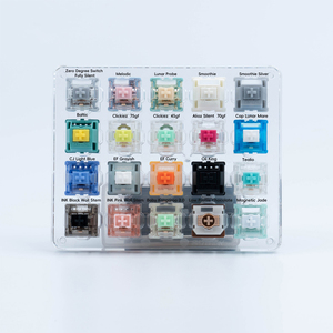 Gateron Giao hàng nhanh từ tùy chỉnh chuyển đổi kho báu phiên bản cơ khí bàn phím Acrylic chuyển đổi Tester 20 cái mẫu - Product Image 1
