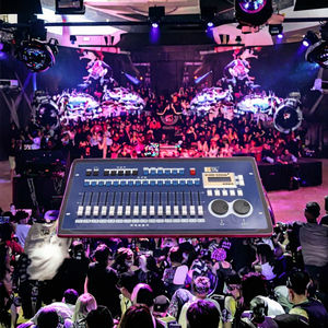 เครื่องควบคุมไฟบนเวที KK256 KK256A คิงคอง<span class=keywords><strong>256A</strong></span> คอนโซล DMX512พร้อมคะแนน IP54โครงสร้างอลูมิเนียมอัลลอยด์ - Product Image 3