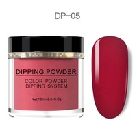 12 couleurs 10 ml/Box Broyage Pur Couleur Naturel Sec Acrylique Nail Trempage Poudre Nail Poudre Acrylique pour Ongles