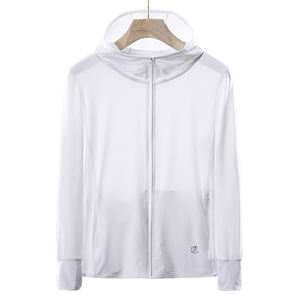 Ropa de Protección Solar de Punto de Manga Larga para Mujer, de Seda Helada, Transpirable y Cortavientos, Esencial para el Clima Cálido de Verano - Product Image 1