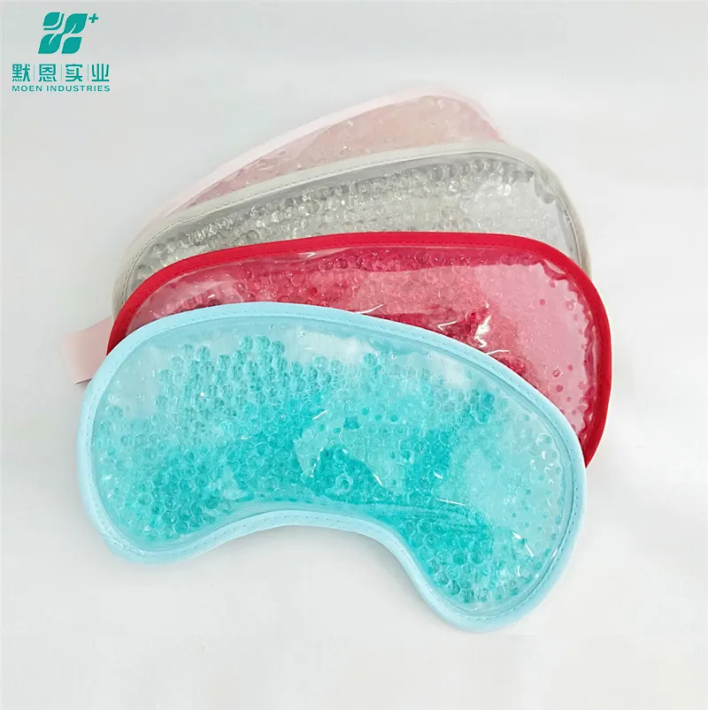 Chine fabricant ventes auto refroidissement gel masque pour les yeux gel pack yeux froid chaud compresse patchs pour les yeux pour les poches