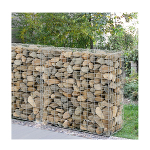 Boîte de gabions plaqués en zinc, 10 pièces, <span class=keywords><strong>pour</strong></span> le remplissage de la <span class=keywords><strong>pierre</strong></span> brasée, haute qualité, 2m X 1m X 1m - Product Image 5