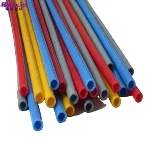 colored POM plastic pipe OD6.2mm ID4.6mm 0.8mm hard tube