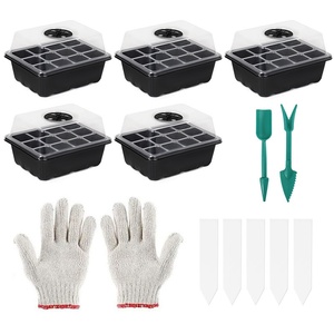 Pot de plantation multifonctionnel pour plantes succulentes en pot, avec trous de ventilation, boîte à <span class=keywords><strong>semis</strong></span>, plateau à <span class=keywords><strong>semis</strong></span> 12 trous, ensemble spécial PET - Product Image 2