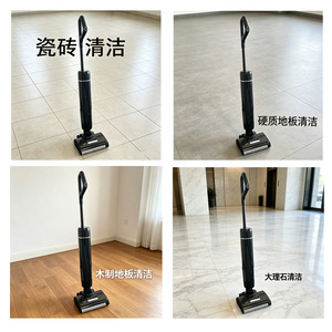 Handheld Cordless Vacuum <b>Cleaner</b> With <b>Mop</b> Function 48 Min Battery Life Black <b>Floor</b> Scrubber For Home Cleaning - Product Image 5