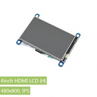 Pantalla LCD Táctil Resistiva Waveshare de 4 Pulgadas (H) 480*800 HD IPS Compatible con Raspberry Pi y Varios Sistemas