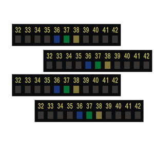 Répteis e anfíbios Termômetros domésticos Cristal líquido Alimentação Tanque Temperatura Faixa - Product Image 1