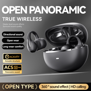 Écouteurs sans fil sportifs ANC ENC TWS <span class=keywords><strong>T25</strong></span> à oreille ouverte <span class=keywords><strong>Bluetooth</strong></span> 6.0 avec double micro ENC pour appels et haut-parleur de 113 mm - Product Image 4