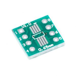 SMD to Direct Plug Adapter <b>Board</b> SOP8/SSOP8/TSSOP8 to DIP Pitch 0.65/1.27mm - Product Image 1